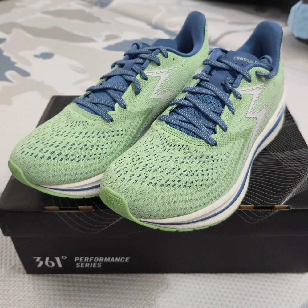 361 Degrees Centauri Womens Running Shoes Green Figs Y2341-7400 Size 9.5 New